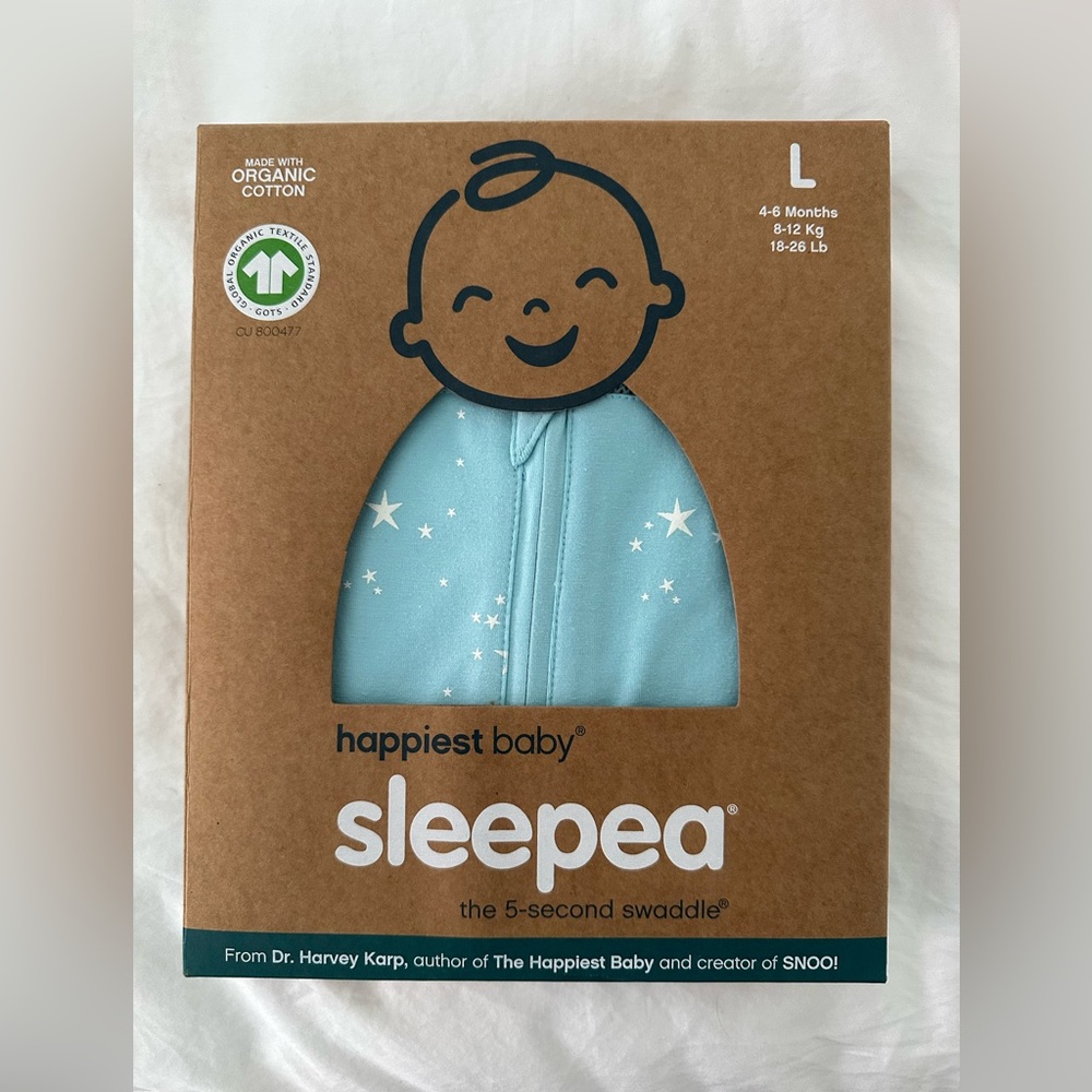 Sleepea by Happiest Baby 5 Second Swaddle. Size L